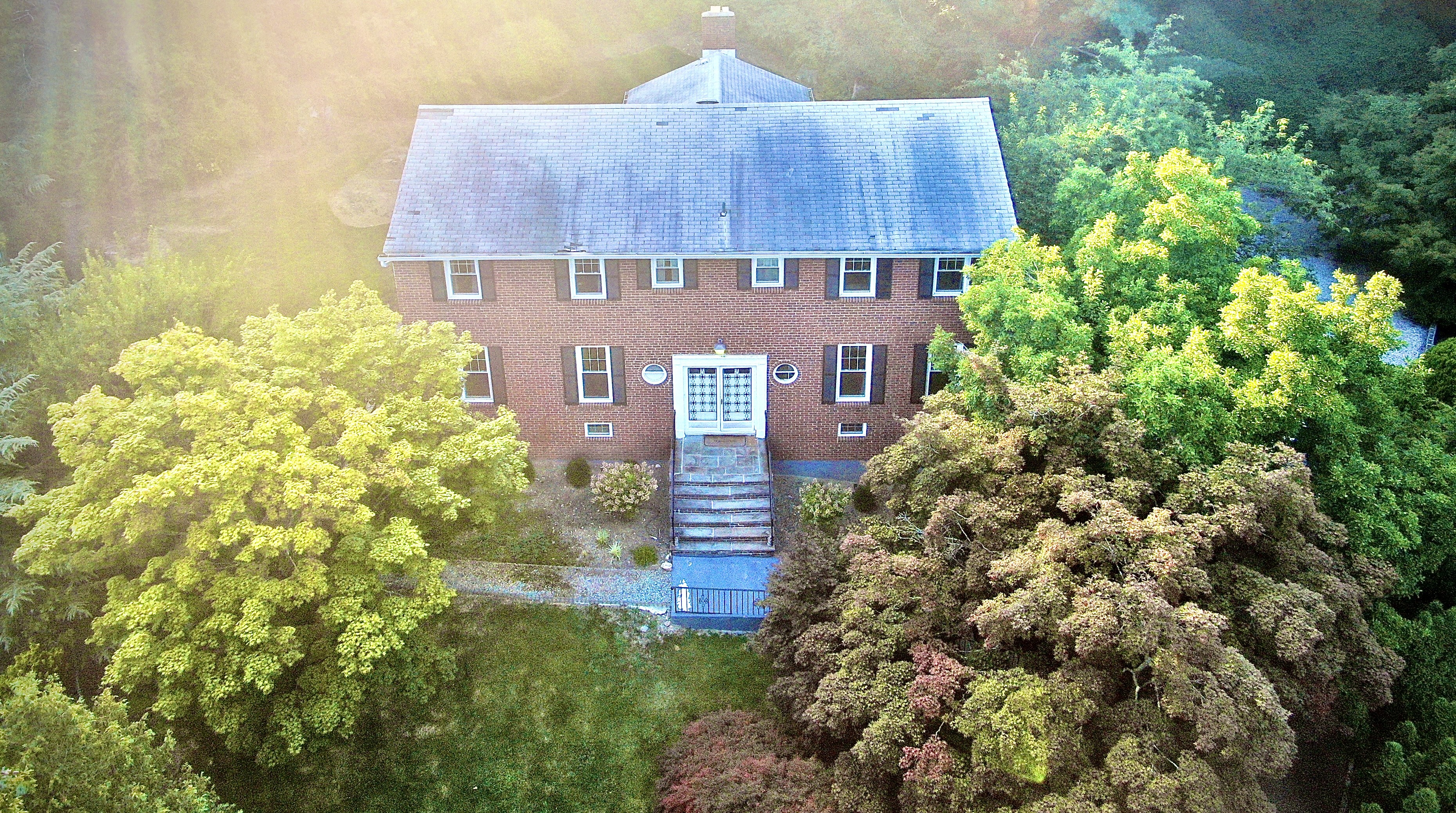 Colonial Estate — Aerial View