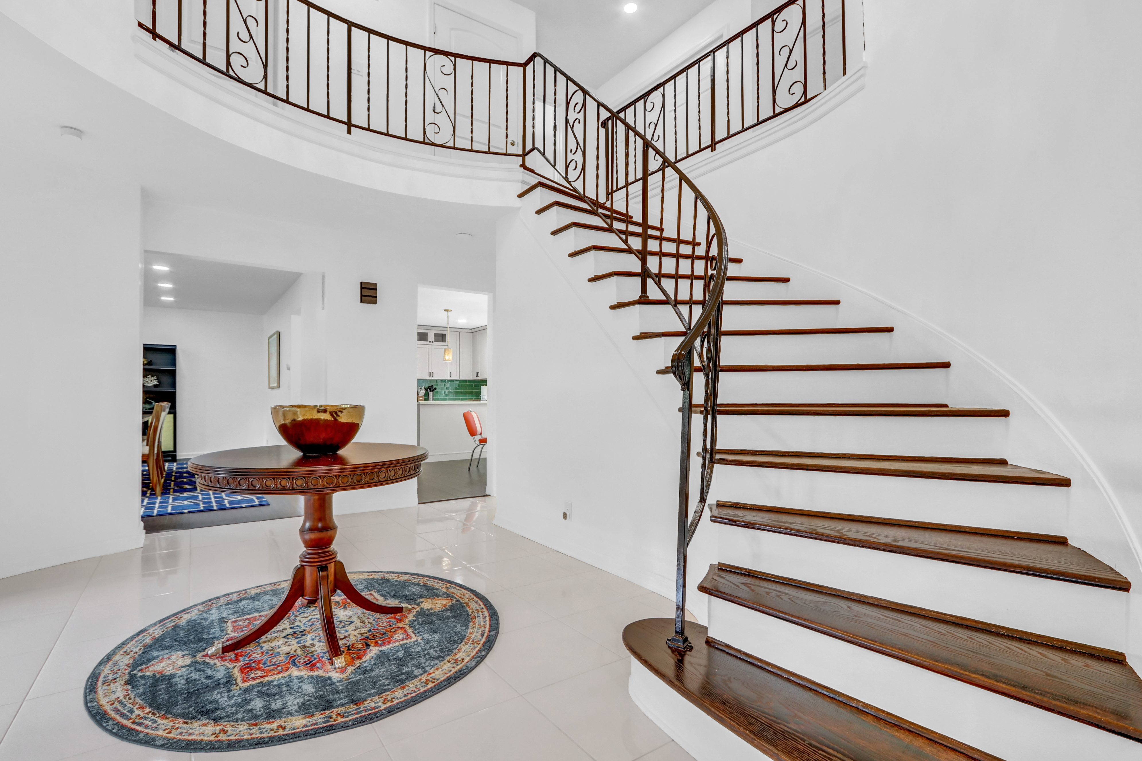 Grand Foyer with Spiral Staircase