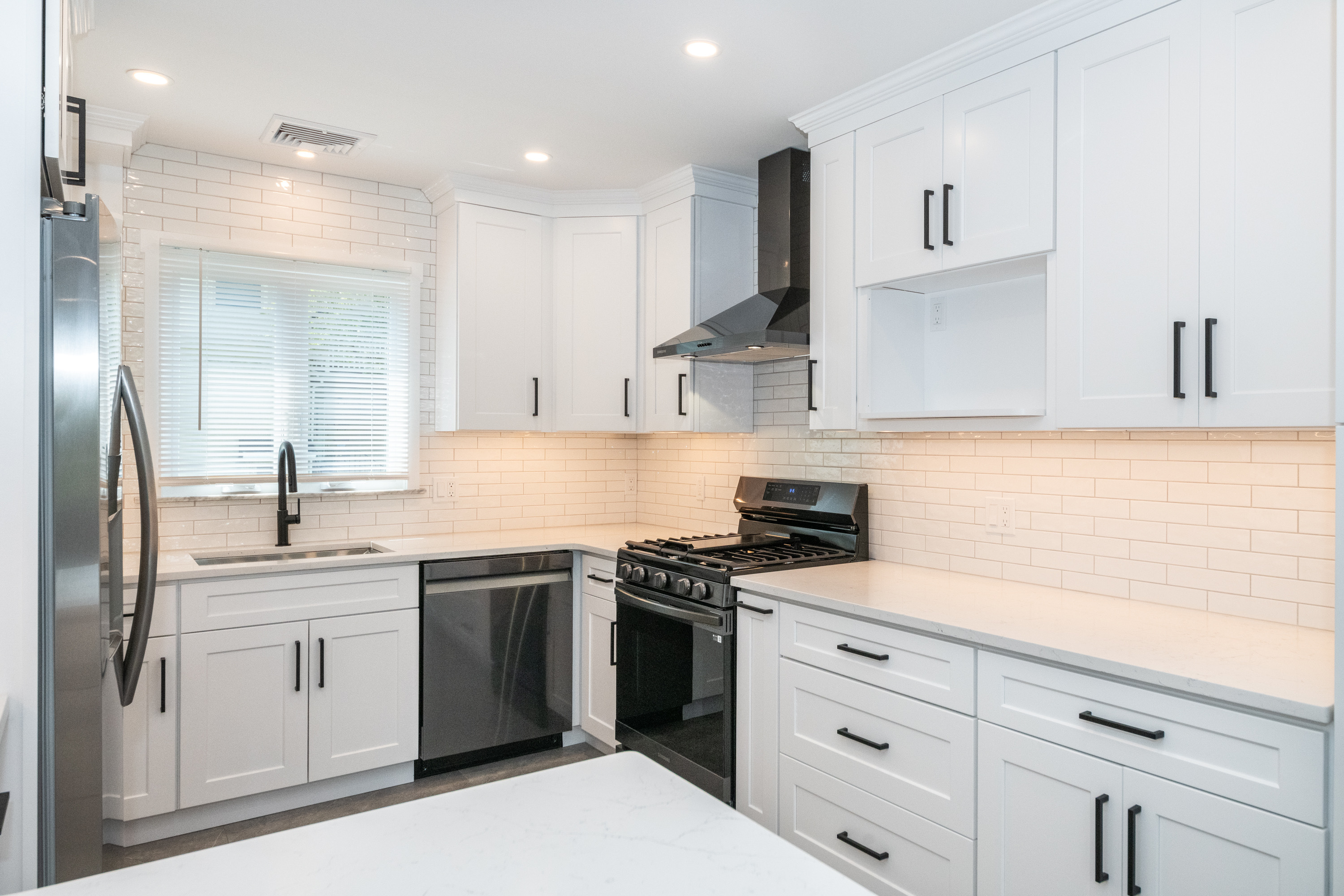 Renovated White Kitchen
